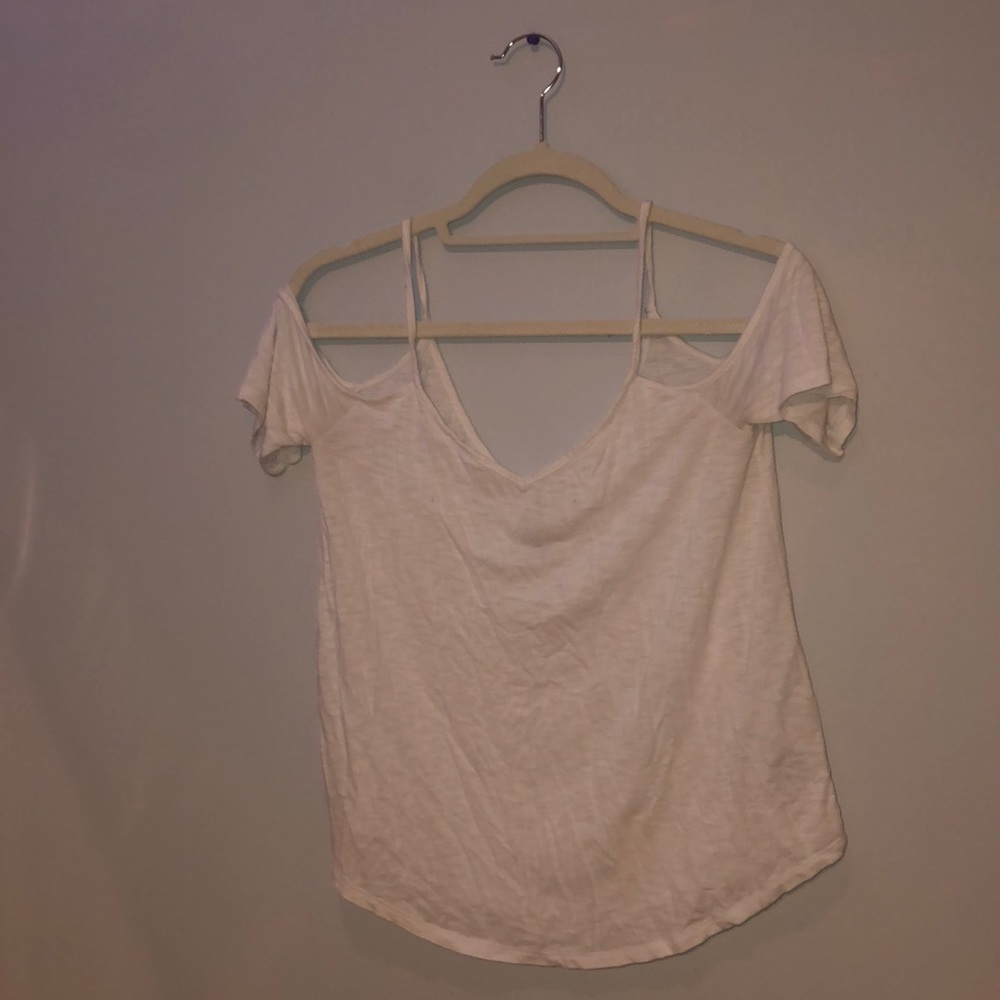 White tank/t-shirt
